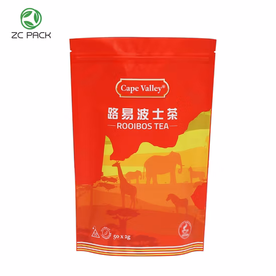 사용자 정의 로고 인쇄 200g Doypack 플라스틱 금속 알루미늄 호일 커피 초콜릿 바 스낵 식품 땅콩 견과류 달콤한 사탕 포장 지퍼가 달린 파우치 스탠드